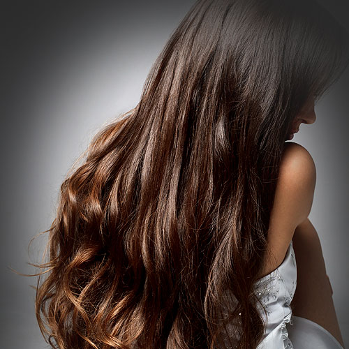 perfect brunette wedding day hair style